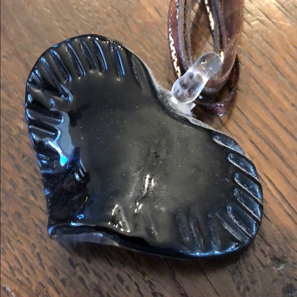 Glass pendants on string necklaces - Picture 5 of 8